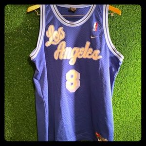 Vintage Nike Los Angeles Lakers Blue Kobe 8 jersey